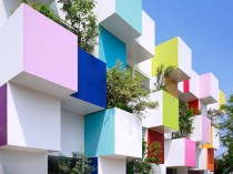 Les cubes colorés d'Emmanuelle Moureaux pour une ...