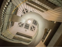 L'escalier de la bibliothèque de Strasbourg, un ...