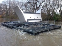 La première hydrolienne fluviale est reliée au ...