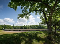 Le stade de Porchefontaine se fond dans le paysage ...