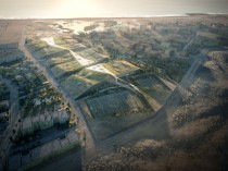 Des tentes végétalisées en forme de dunes pour ...