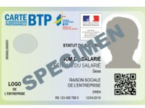 Carte d'identification professionnelle du ...