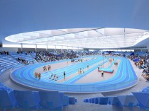 Un nuage suspendu pour la salle d'athlétisme ...