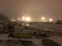 Chantiers sous la neige&#160;: vos photos&#160;!