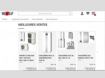 Chaudière : Wolf lance son site d'e-commerce