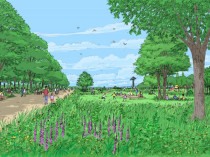 Sur l'île de Nantes, un grand parc pour se ...