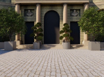 La cour d'honneur de l'hôtel de la Monnaie de ...