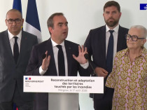 Reconstruction post-incendies : S&eacute;bastien Lecornu ...