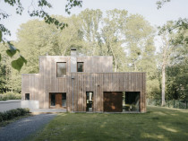 La construction d'une maison contemporaine avec ...