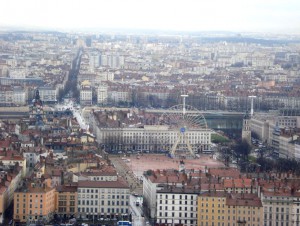 A Lyon, la place Bel...