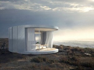 Une maison coquillage avec vue panoramique