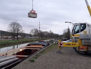 Le transport fluvial...