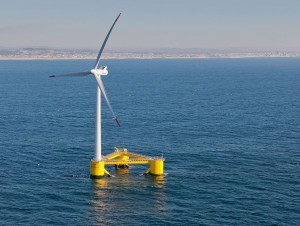 En Méditerranée, le chantier en mer de la première ferme pilote d'éolien flottant commence