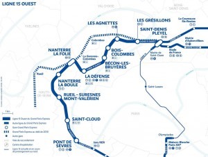 La consultation pour un marché de conception-réalisation sur la ligne 15 Ouest est lancée