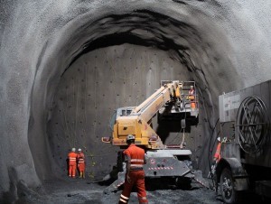 Bouygues Travaux publics creuse un tunnel à Rhode Island