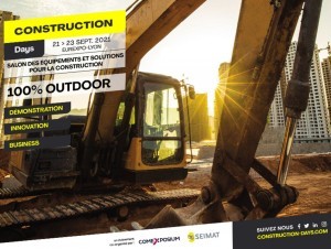 Construction Days, un nouveau salon du BTP 100% outdoor à Lyon en 2021