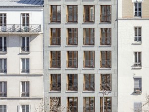 A Paris, un immeuble de logements sociaux pensé comme deux bâtiments  