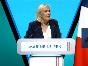 Marine Le Pen prône...