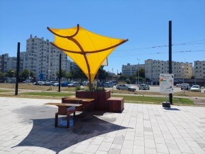 A Nantes, du mobilier urbain innovant testé pour lutter contre les îlots de chaleur