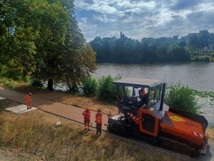 Dans l'Oise, une nouvelle voie verte bas carbone réalisée près d'un site classé