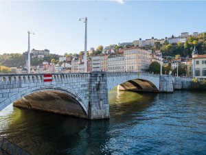 A Lyon, le pont Bona...