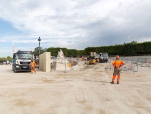 Aux Tuileries, les rampes du Fer-à-Cheval se refont une beauté