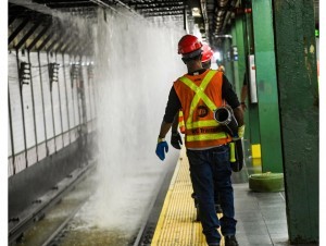 La station la plus connue de New York touchée par une inondation impressionnante