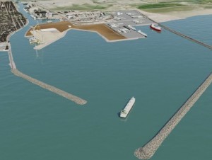 NGE mobilisé sur l'extension du port de Port-la-Nouvelle