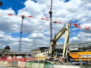 Quartier Austerlitz à Paris, visite d'un chantier ...