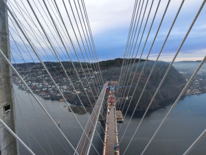 En Norv&egrave;ge, un chantier autoroutier spectaculaire ...