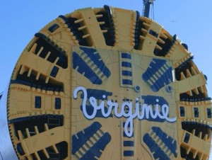 Au coeur du chantier : un tunnelier du Grand Paris ...