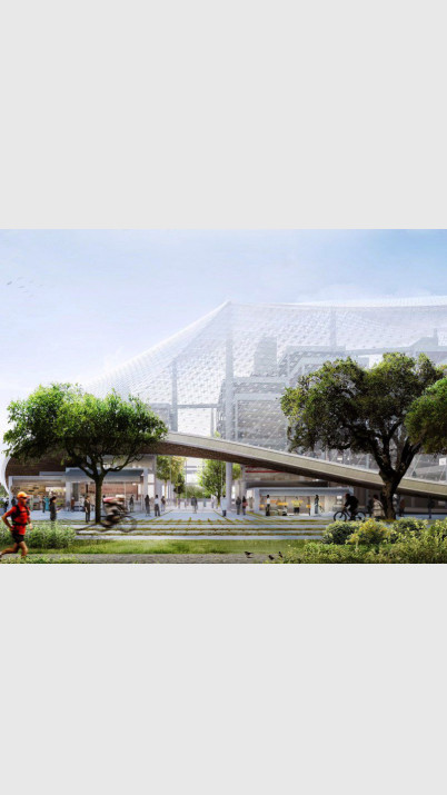 Le futur siège de Google en Californie Le futur siège de Google en Californie