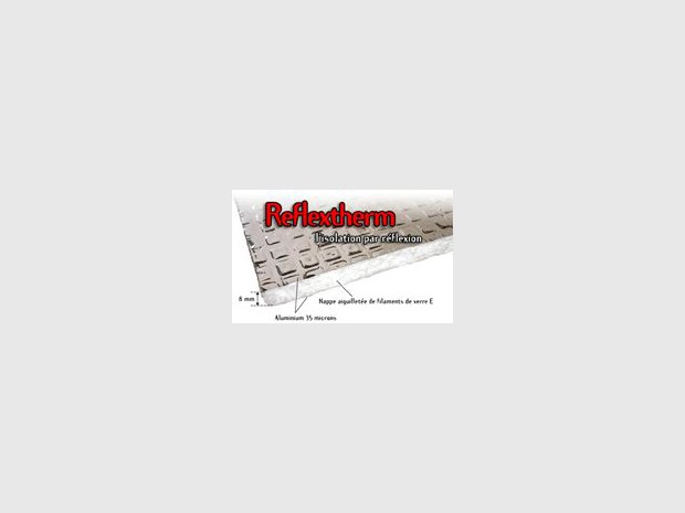 Isolant thermo réflecteur incombustible (Euroclass A1 et M0)