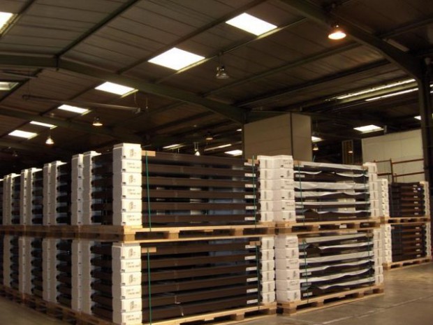 Stock de panneaux solaires Stock de panneaux solaires