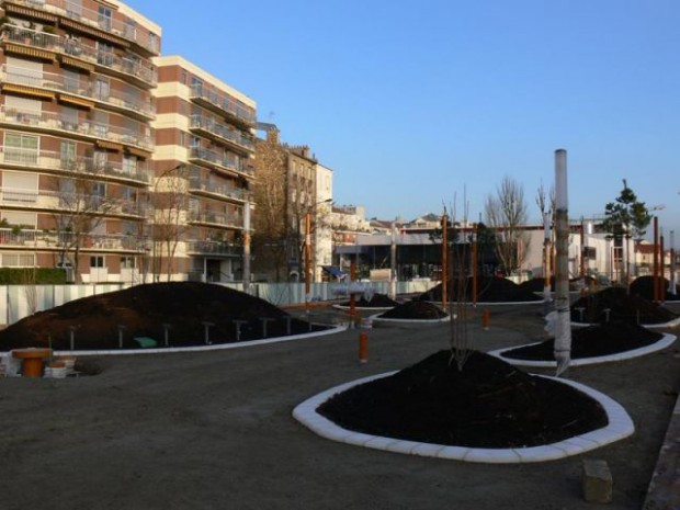 Jardin de l'est en travaux Jardin de l'est en travaux