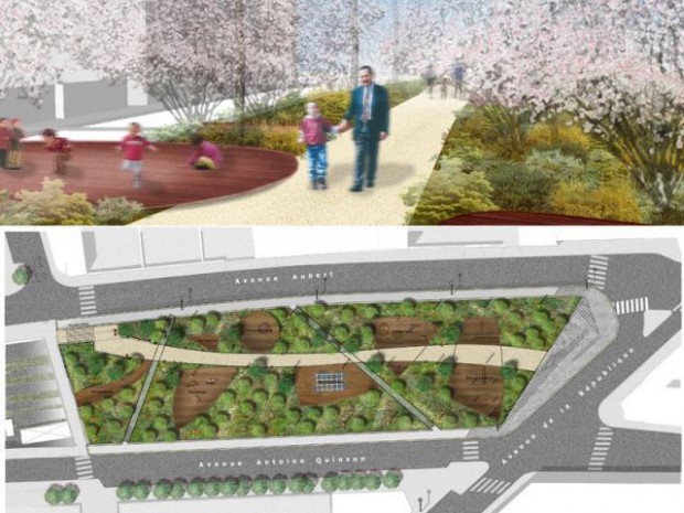 Plan du jardin de l'ouest Plan du jardin de l'ouest