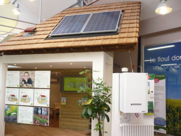 Energies renouvelables show-room environnement