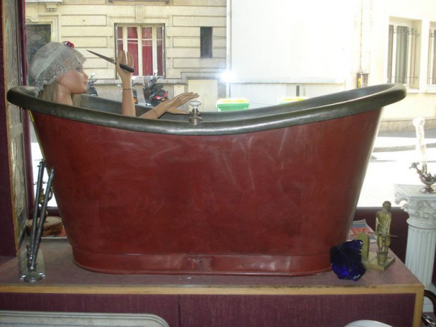 Baignoire rouge Baignoire rouge