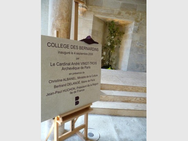 Plaque d'inauguration Plaque d'inauguration