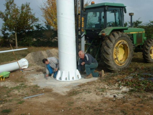 Une éolienne dans mon jardin