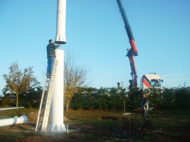 Une éolienne dans mon jardin