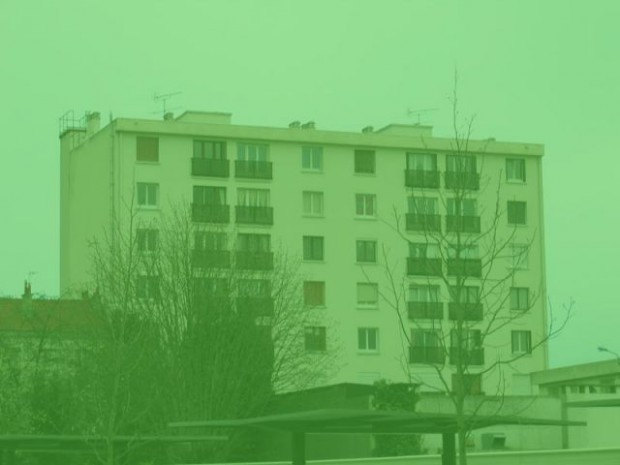 Immeuble vert