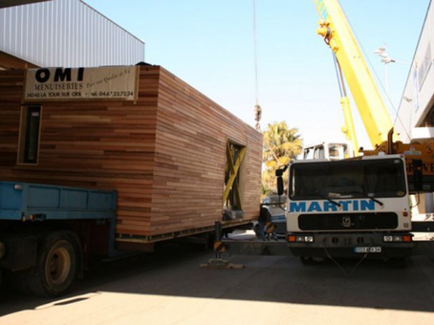 Maison écologique à modules