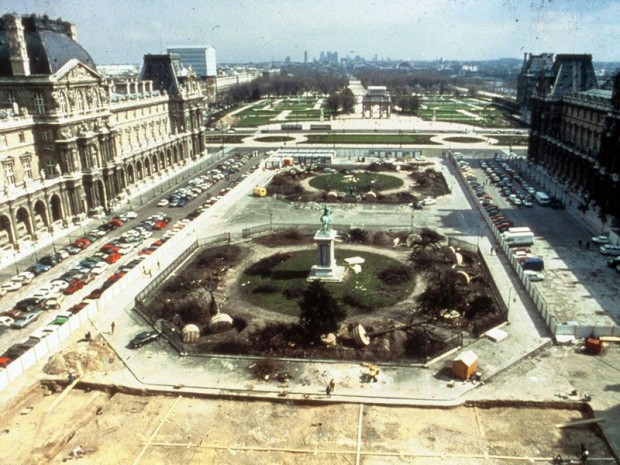 Cour Napoléon III, état antérieur