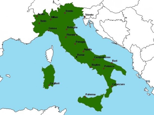 Carte italie