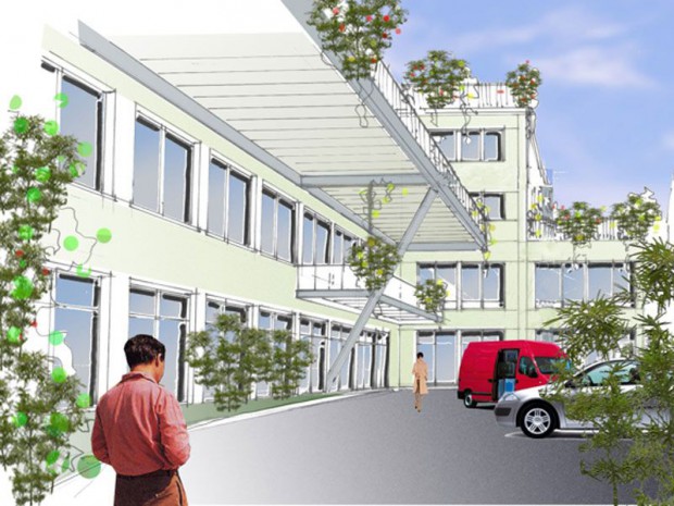 Croquis immeuble logements