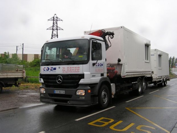 Transport des conteneurs par camion