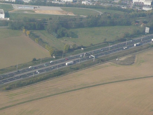 Autoroute et arbres