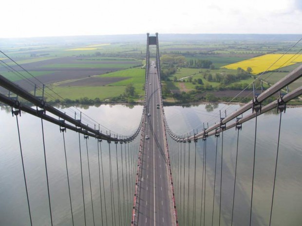 Le pont suspendu de Tancarville a 50 ans (diaporama)