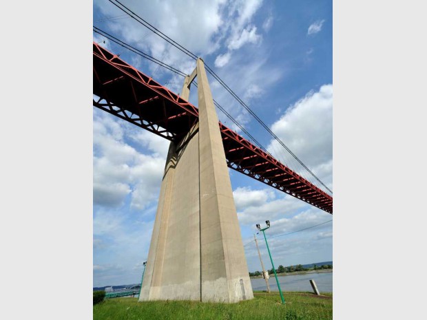 Le pont suspendu de Tancarville a 50 ans (diaporama)